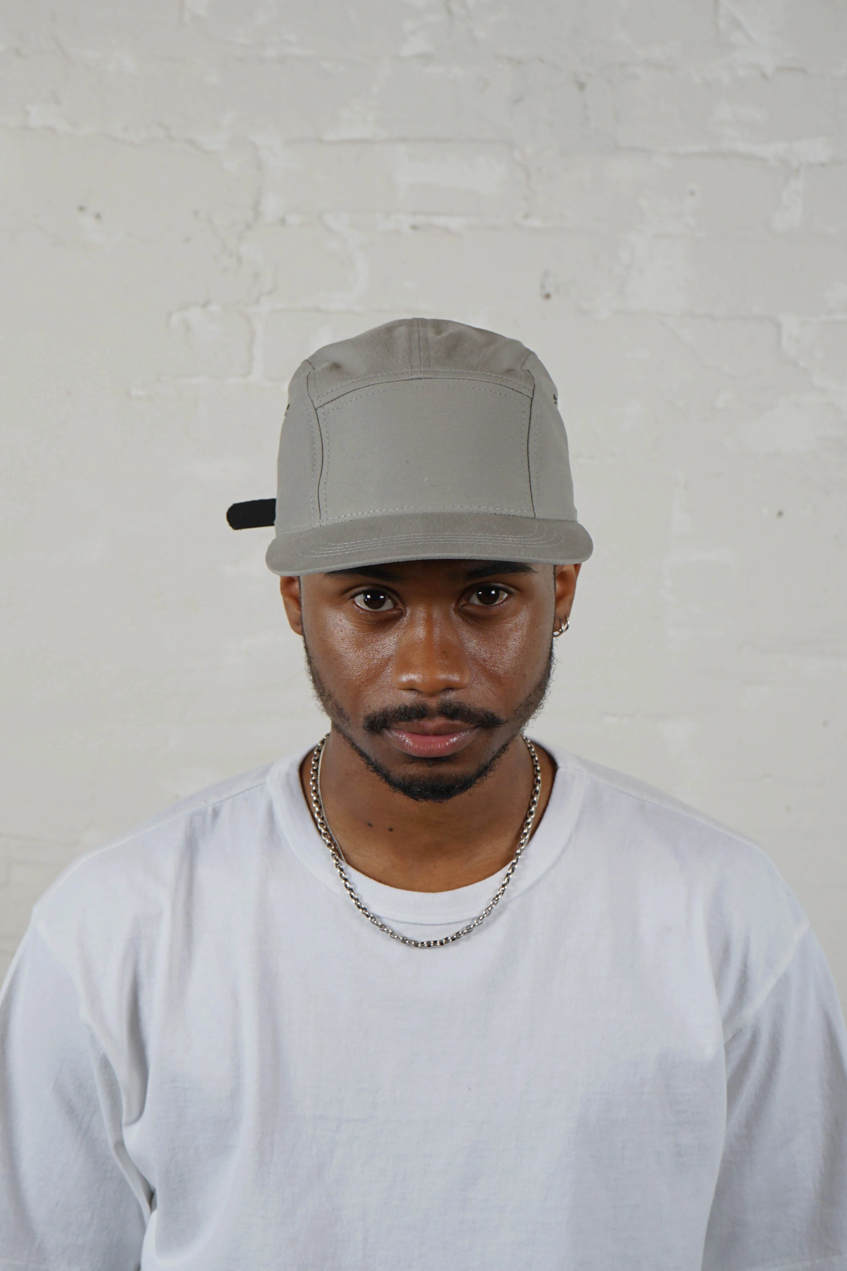 5-Panel Cap Made in USA Light Grey - Image 5