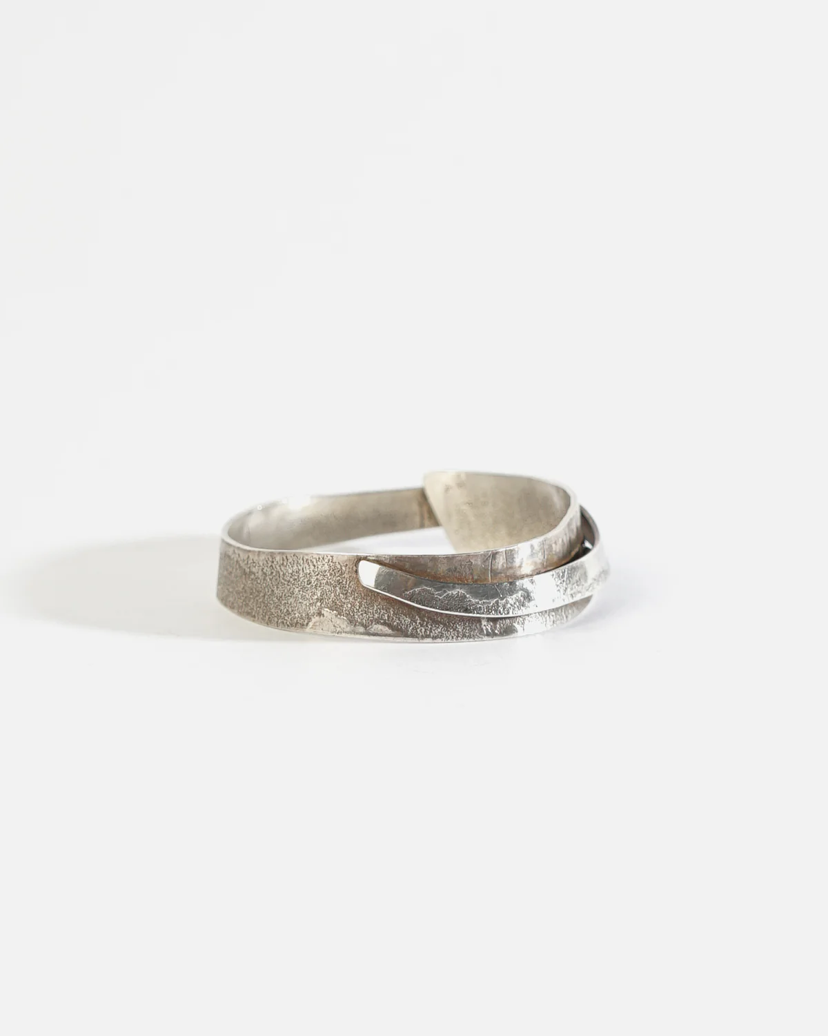 Navajo Silver Cuff Bracelet - Image 4