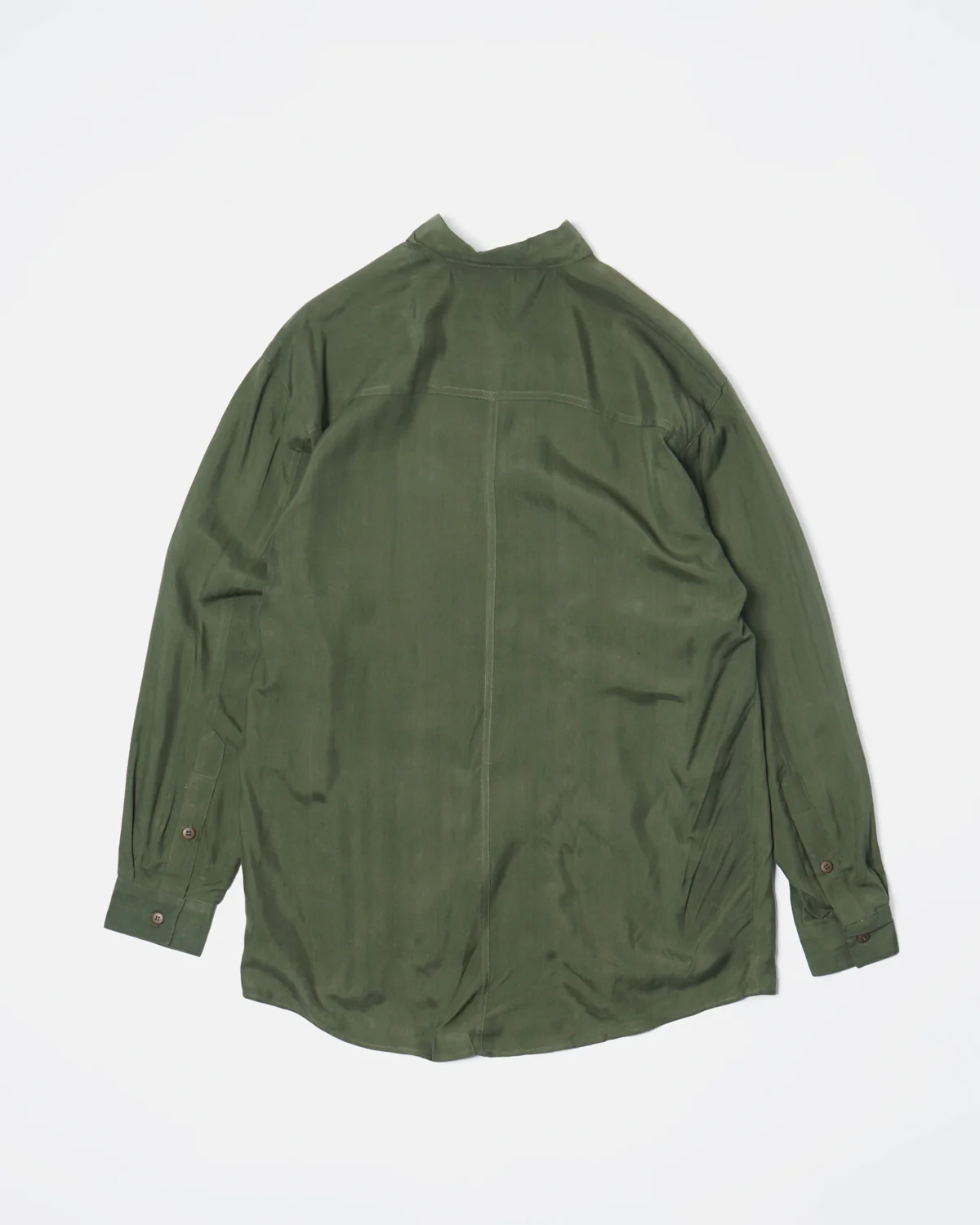 Silk Shirt / OD - Image 5