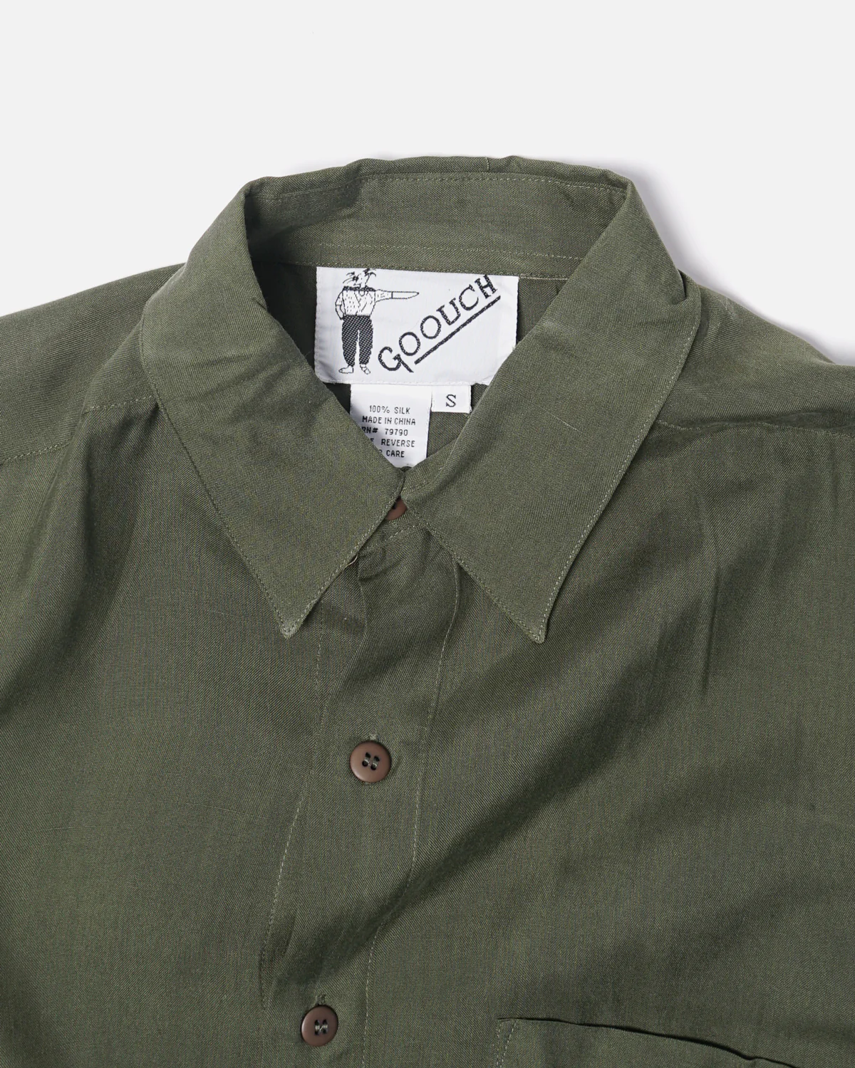 Silk Shirt / OD - Image 6
