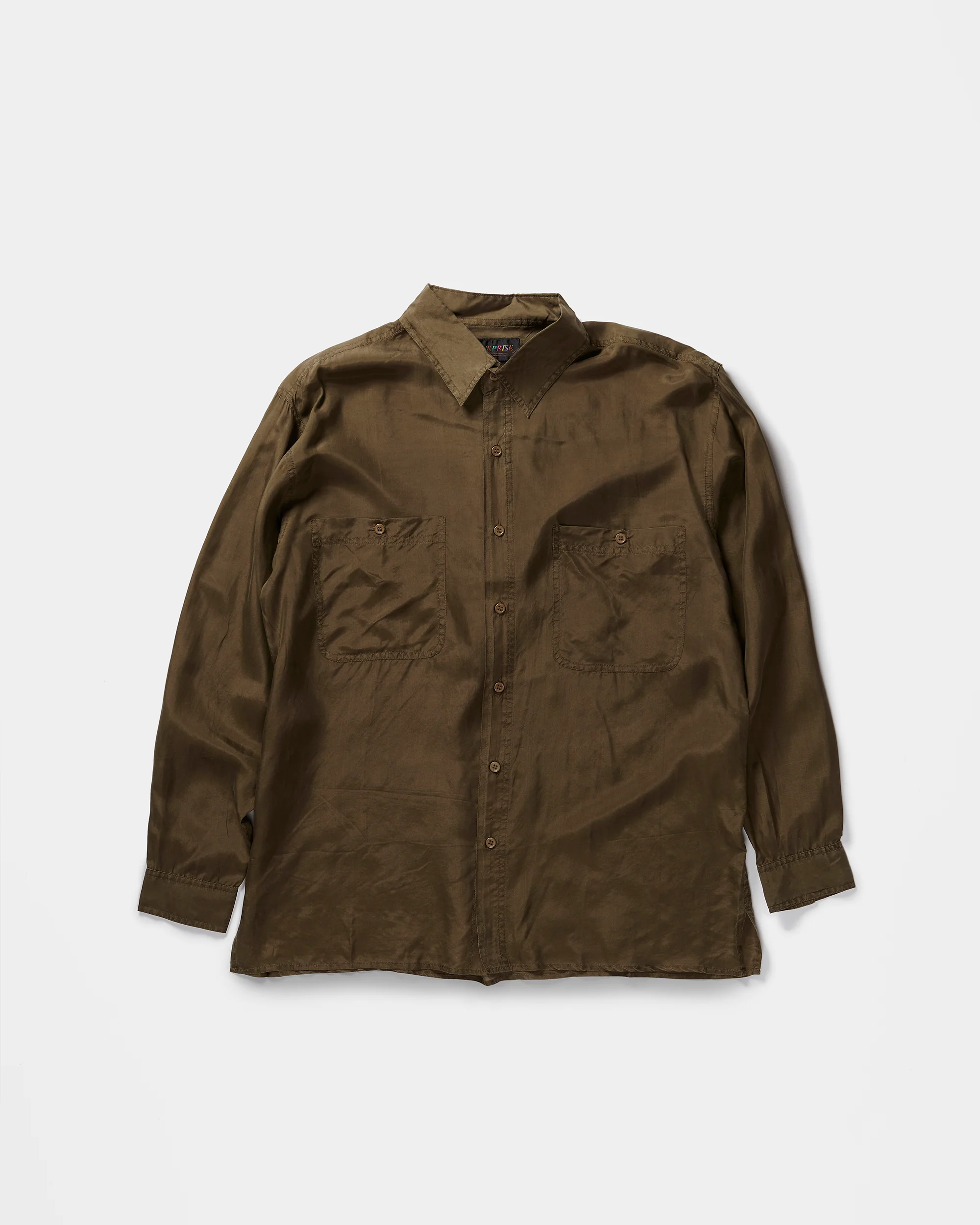 Silk Shirt Long Sleeve / Basic - Image 10