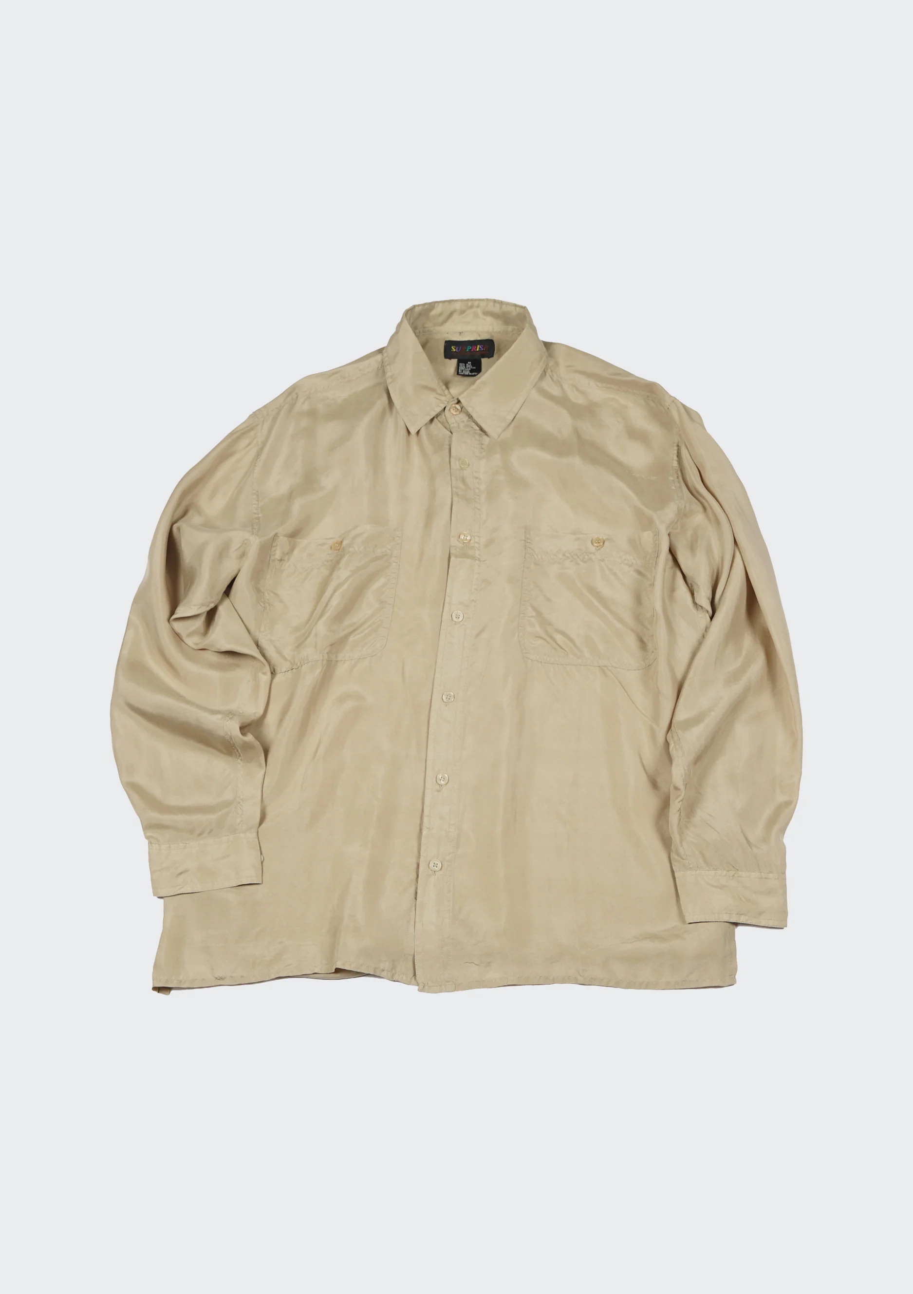Silk Shirt Long Sleeve / Basic - Image 12