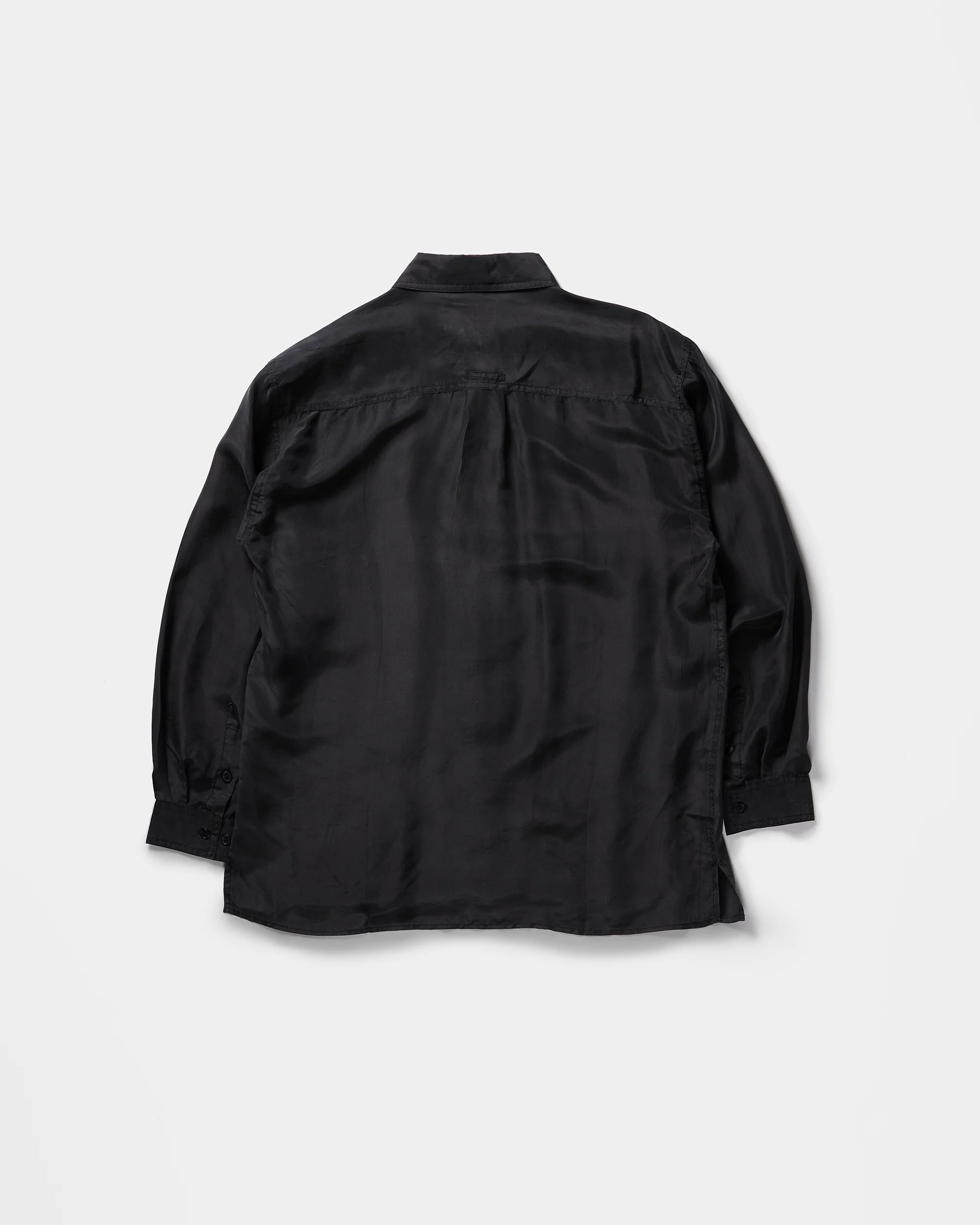 Silk Shirt Long Sleeve / Basic - Image 9