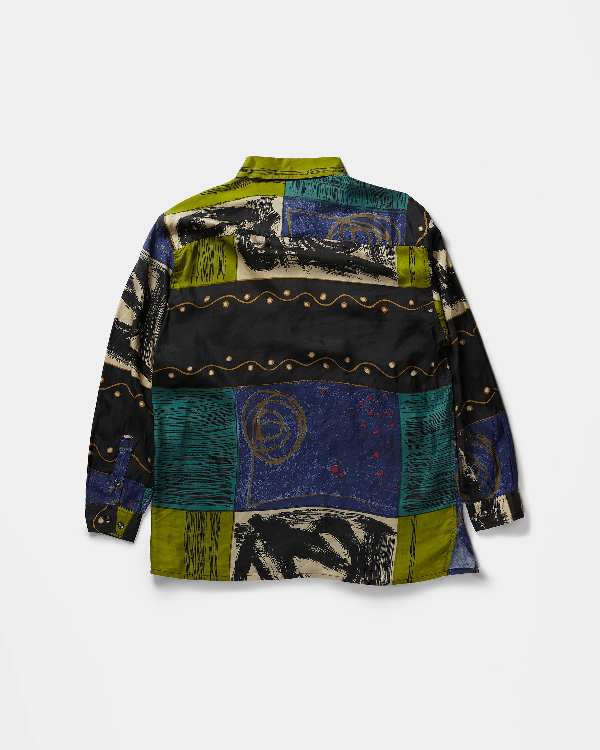 Silk Shirts Long Sleeve Patterned - Image 5